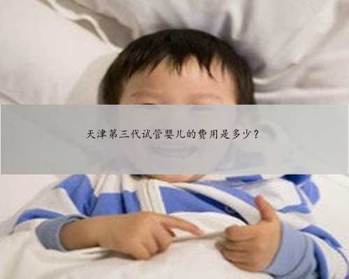 天津第三代试管婴儿的费用是多少？